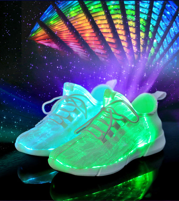 Luminous Fiber-optic LED Sneakers