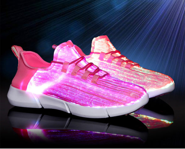 Luminous Fiber-optic LED Sneakers