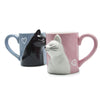 2PCS COUPLE CAT KISSING MUGS