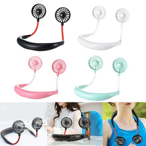 Portable Hanging Neck Sports Fan