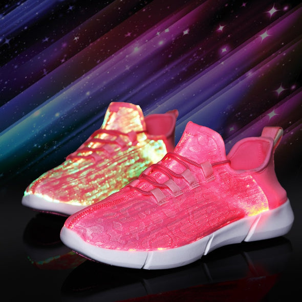 Luminous Fiber-optic LED Sneakers